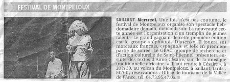 LA MONTAGNE 2009